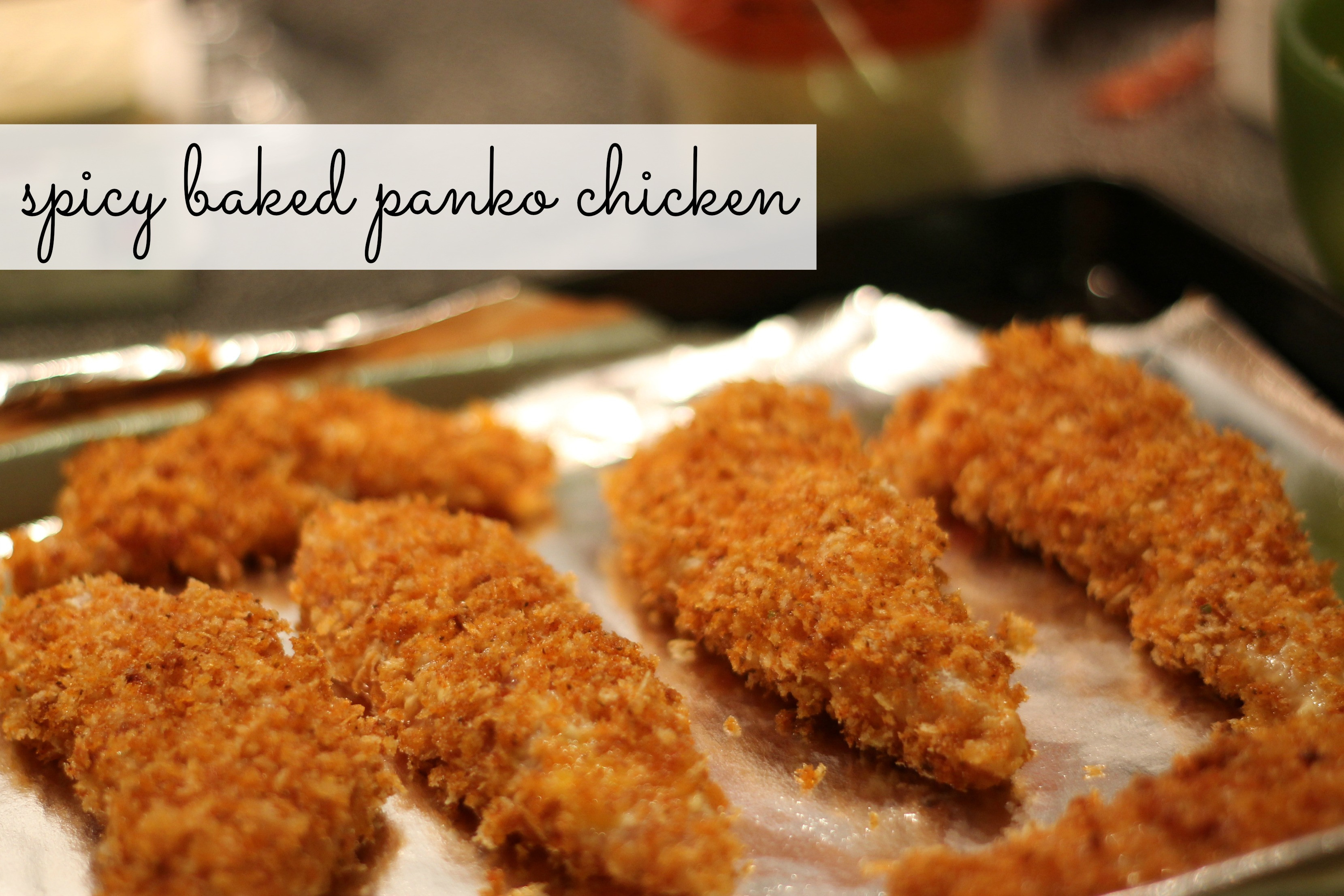 Panko Baked Chicken
 baked fried chicken panko