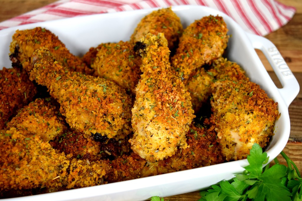 Panko Baked Chicken
 Seasoned Panko Crusted Baked Chicken Drumsticks Lord