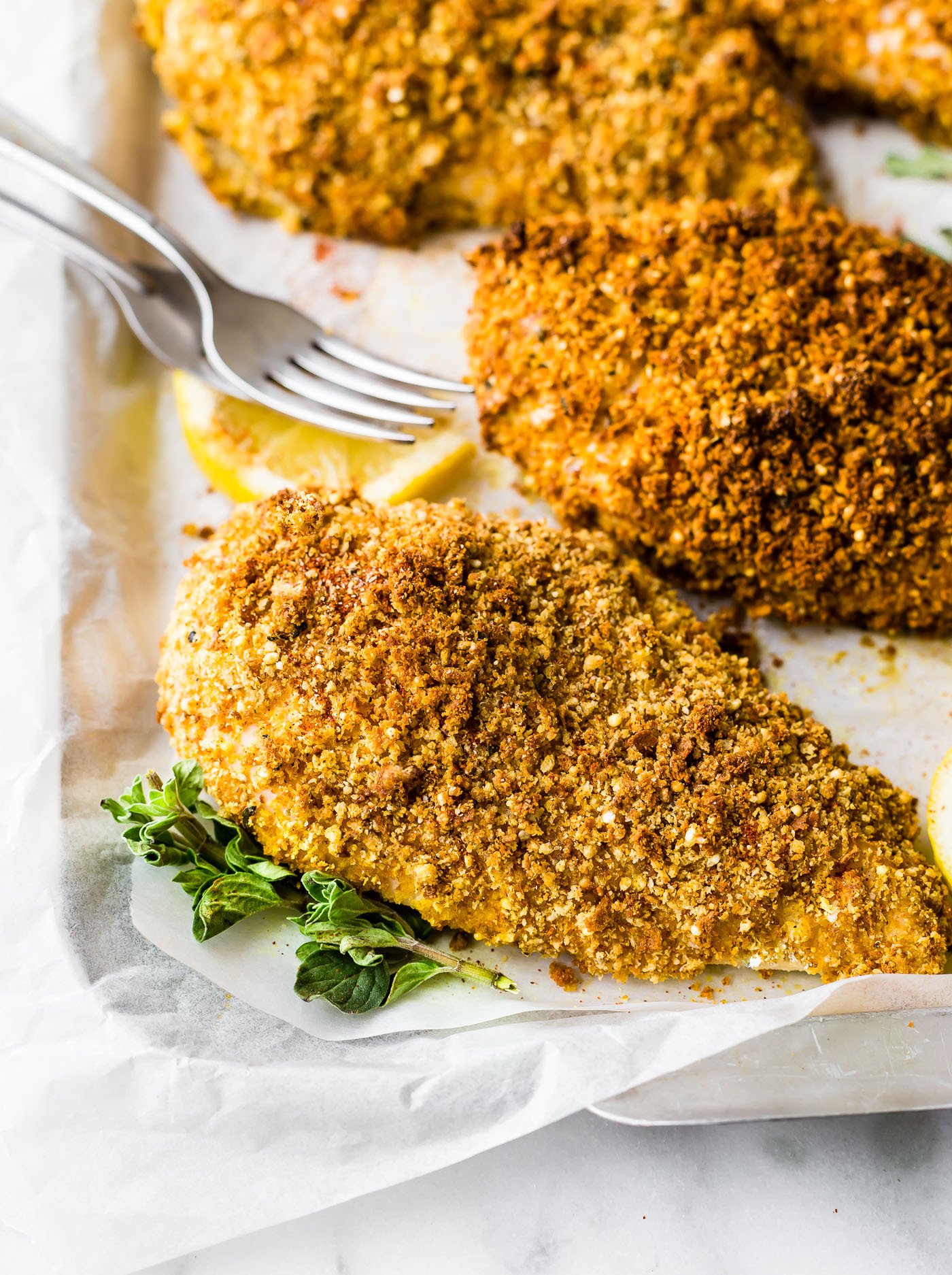 Panko Baked Chicken
 Panko Paprika Chicken