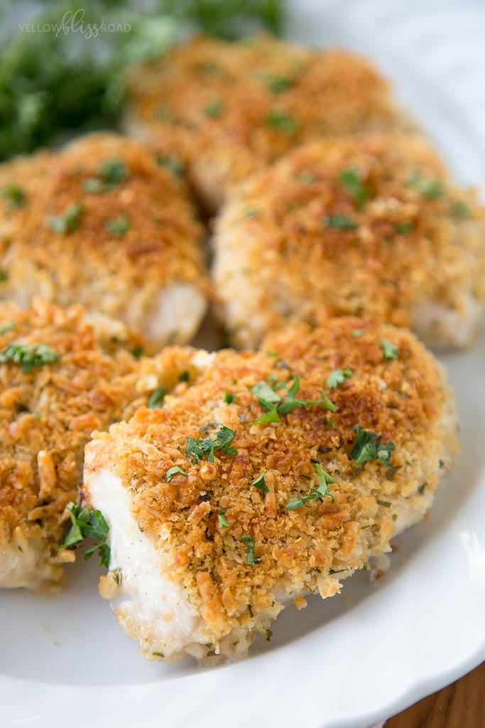 Panko Baked Chicken
 ranch parmesan chicken with panko bread crumbs