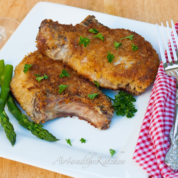 Panko Breaded Pork Chops
 baked panko crusted pork chops