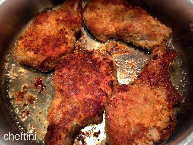 Panko Breaded Pork Chops
 Panko Breaded Pork Chop with Peaches
