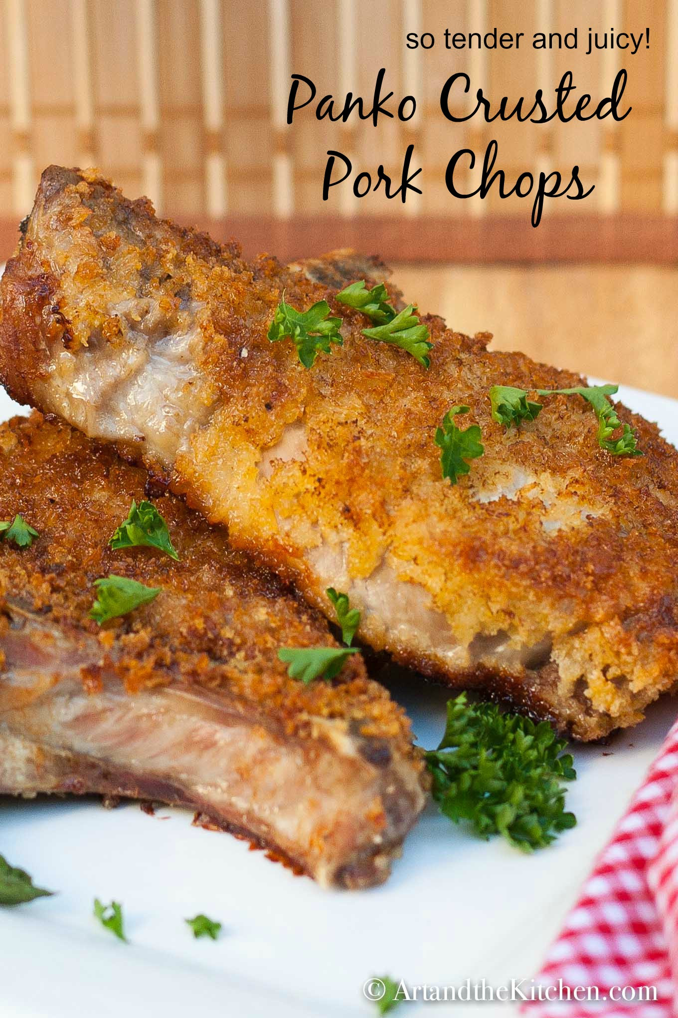 Panko Breaded Pork Chops
 Panko Crusted Pork Chops