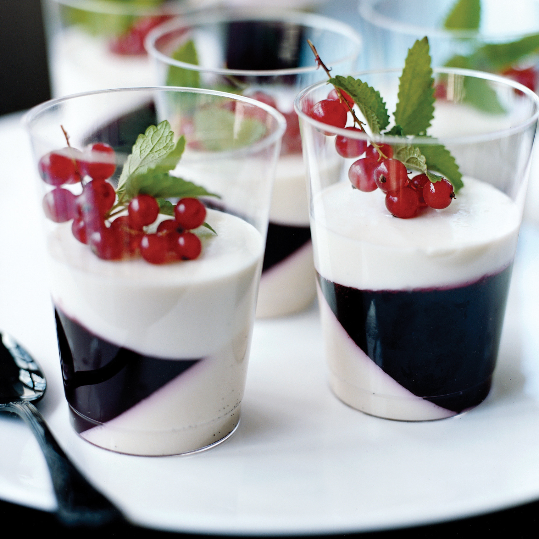 Panna Cotta Dessert
 Panna Cotta with cranberry dressing