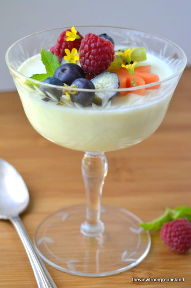 Panna Cotta Dessert
 Lemon Panna Cotta