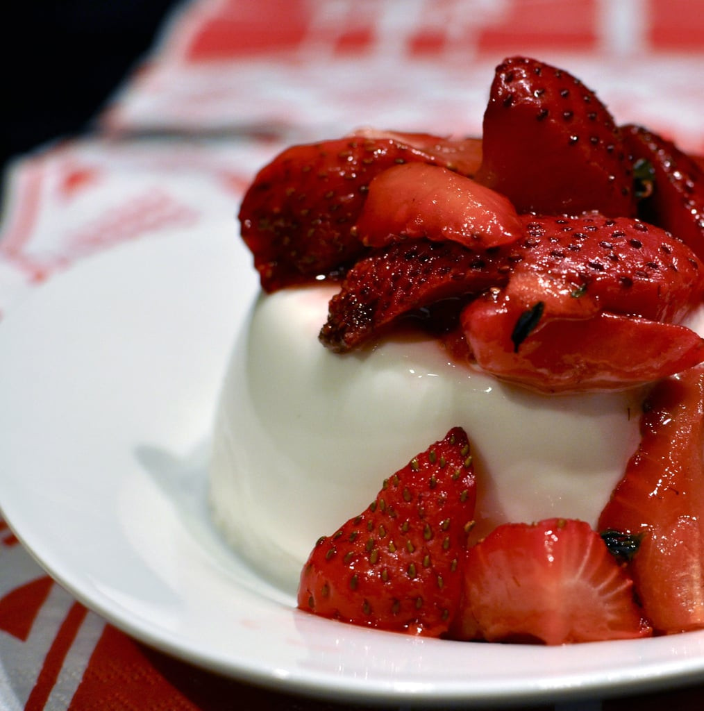 Panna Cotta Desserts
 Recipe For Simple Panna Cotta With Strawberries