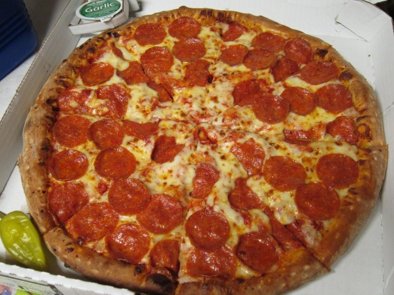 Papa John'S Buffalo Chicken Pizza
 16" Original Crust Pizza Pepperoni from Papa John’s