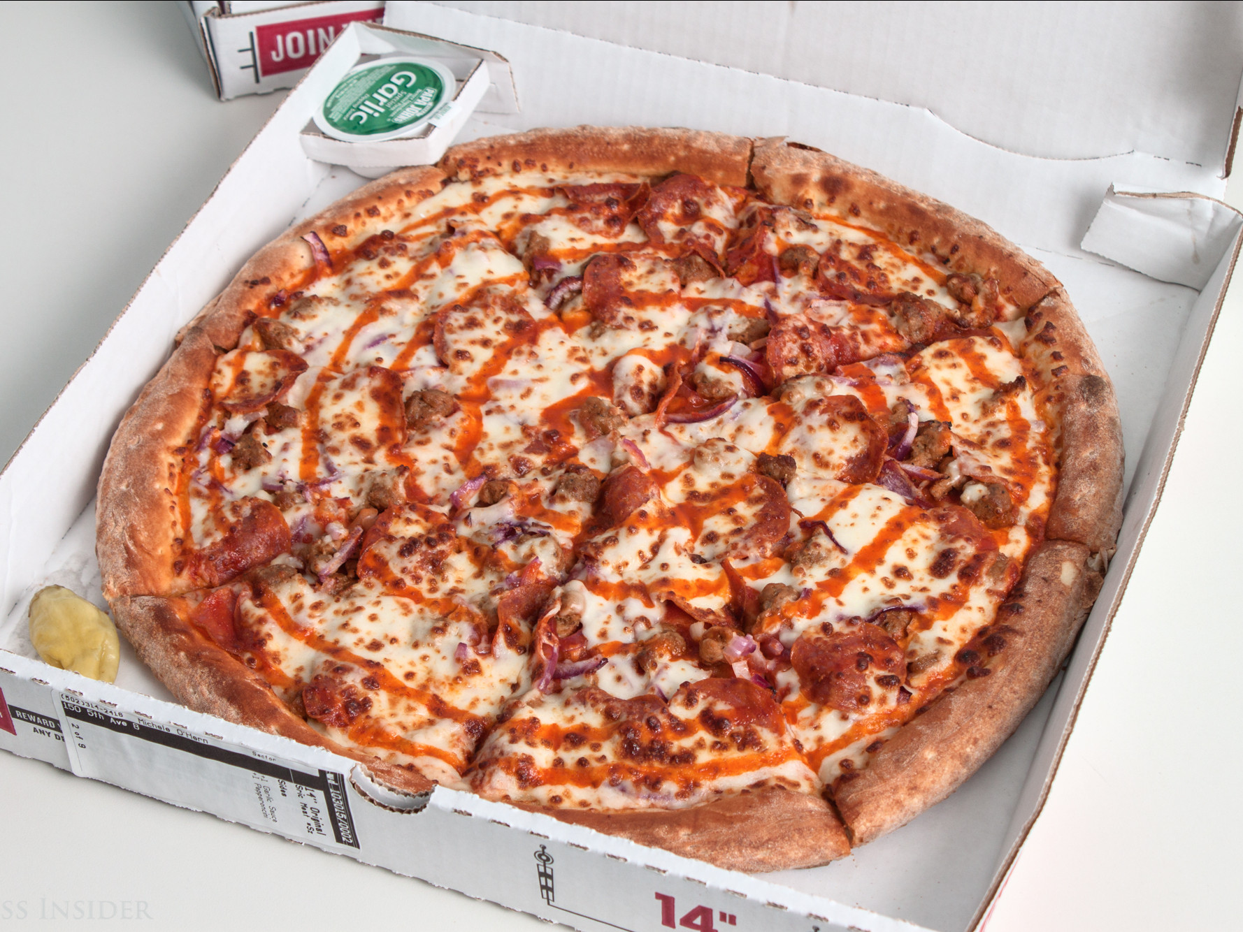 Papa John'S Buffalo Chicken Pizza
 papa johns