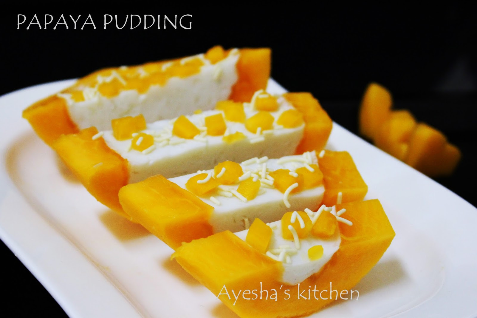 Papaya Dessert Recipe
 EASY DESSERT RECIPE PAPAYA PUDDING
