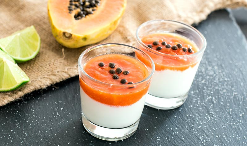 Papaya Dessert Recipe
 Papaya Joghurt