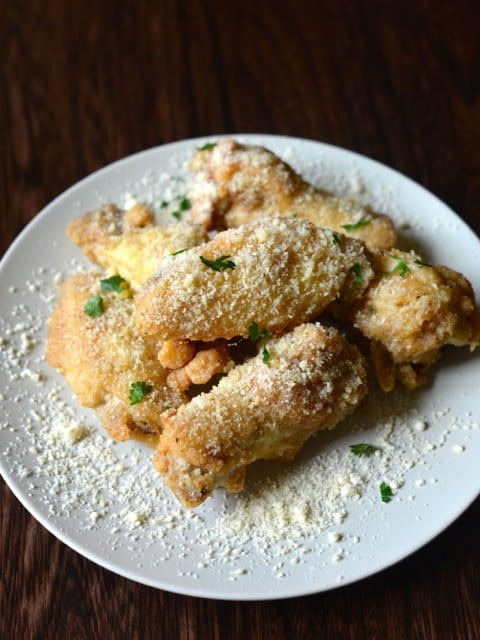 Parmesan Chicken Wings
 Wingstop Garlic Parmesan Wings Recipe CopyKat