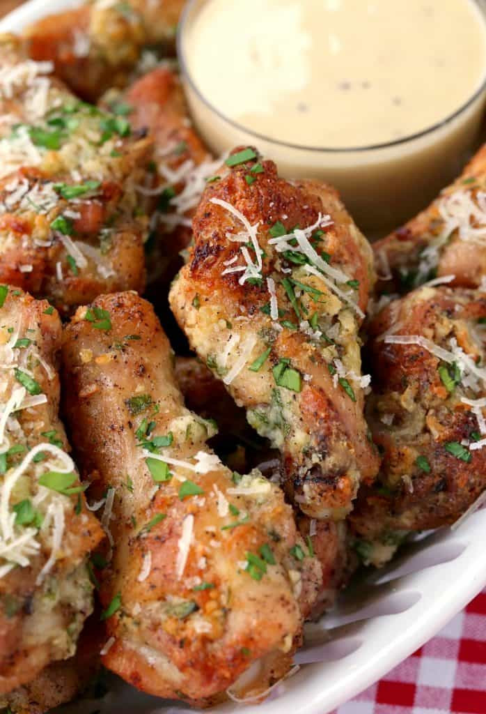 Parmesan Chicken Wings
 Baked Garlic Parmesan Chicken Wings