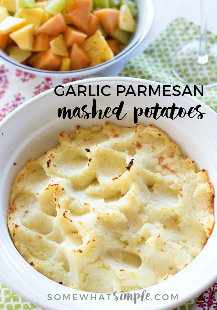 Parmesan Mashed Potatoes
 Garlic Parmesan Mashed Potatoes Recipe Somewhat Simple