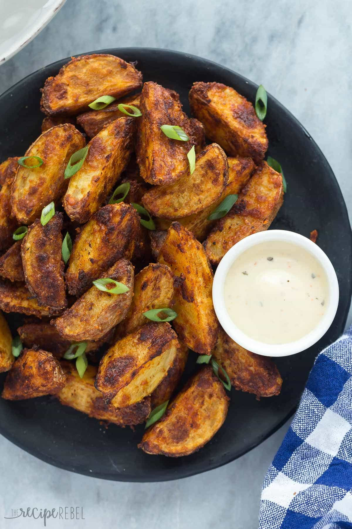 Parmesan Potato Wedges
 Chipotle Parmesan Potato Wedges with RECIPE VIDEO