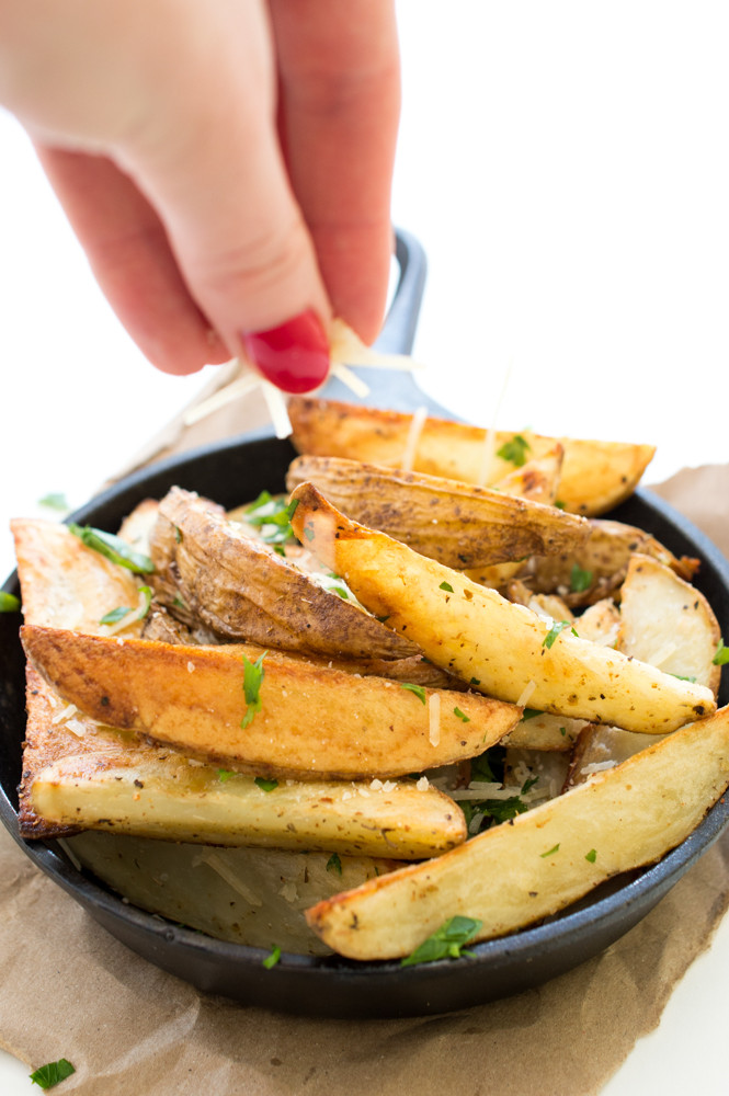 Parmesan Potato Wedges
 Baked Parmesan Potato Wedges