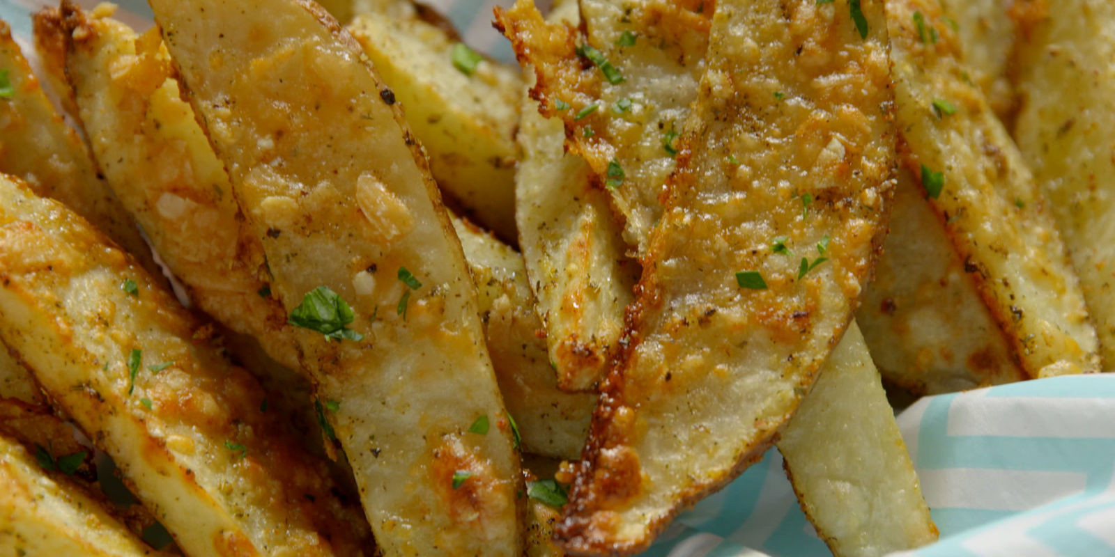 Parmesan Potato Wedges
 Cooking Parmesan Potato Wedges Video Parmesan Potato