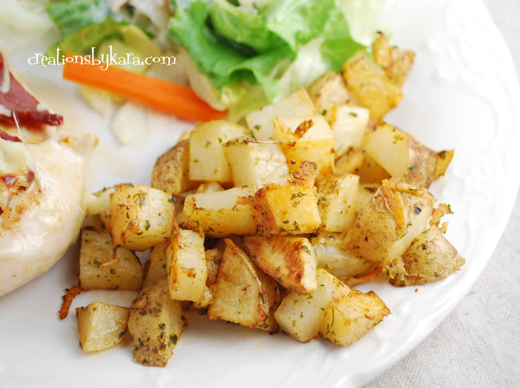 Parmesan Roasted Potatoes
 Parmesan Roasted Potatoes