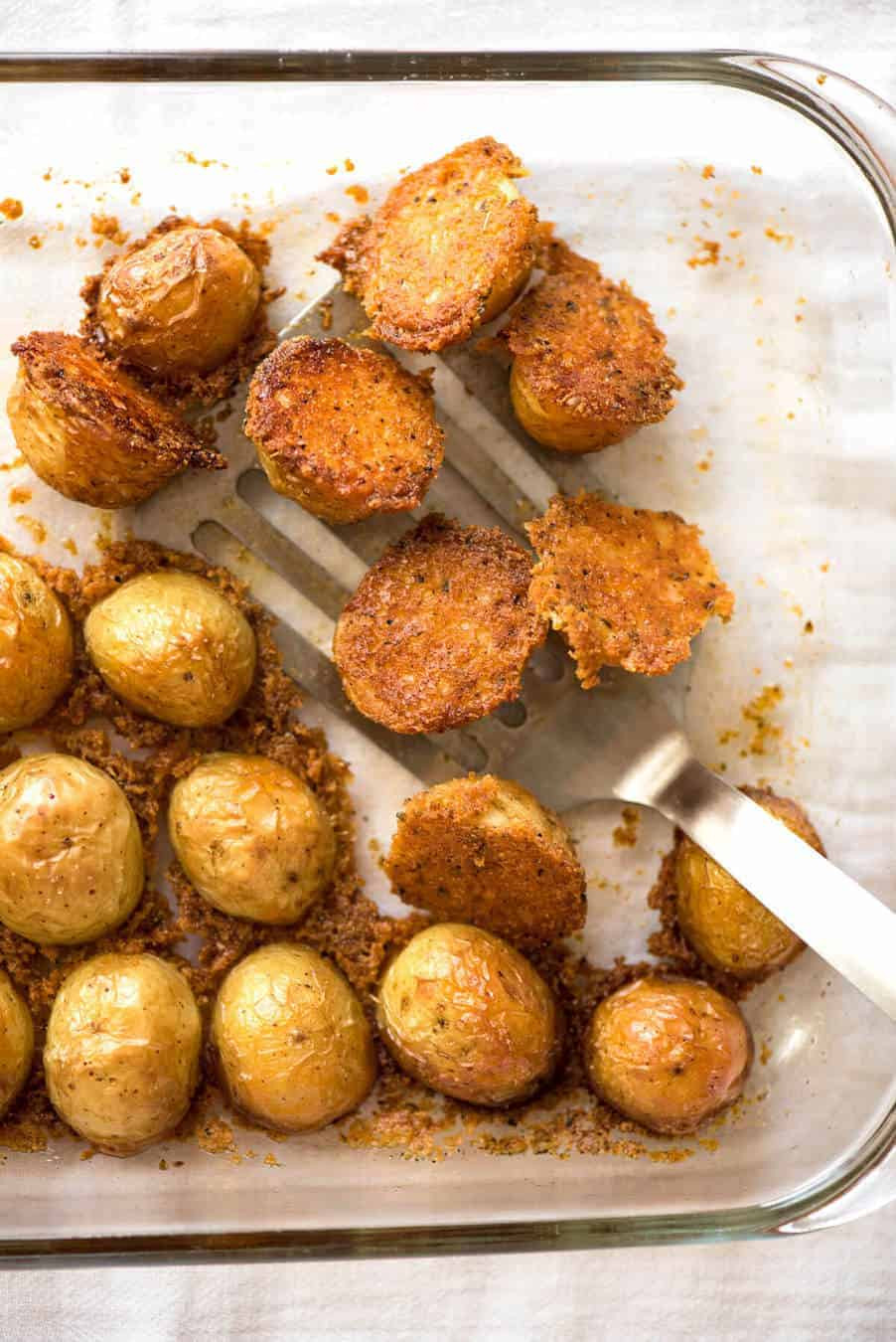 Parmesan Roasted Potatoes
 Crispy Roasted Parmesan Potatoes