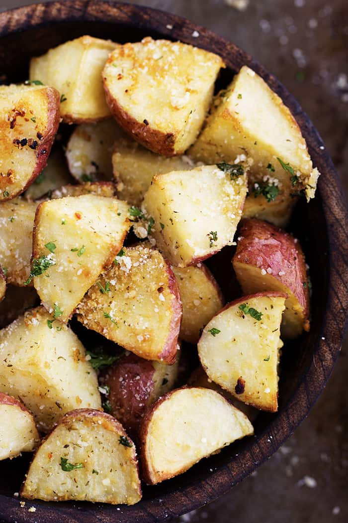 Parmesan Roasted Potatoes
 oven roasted parmesan potatoes