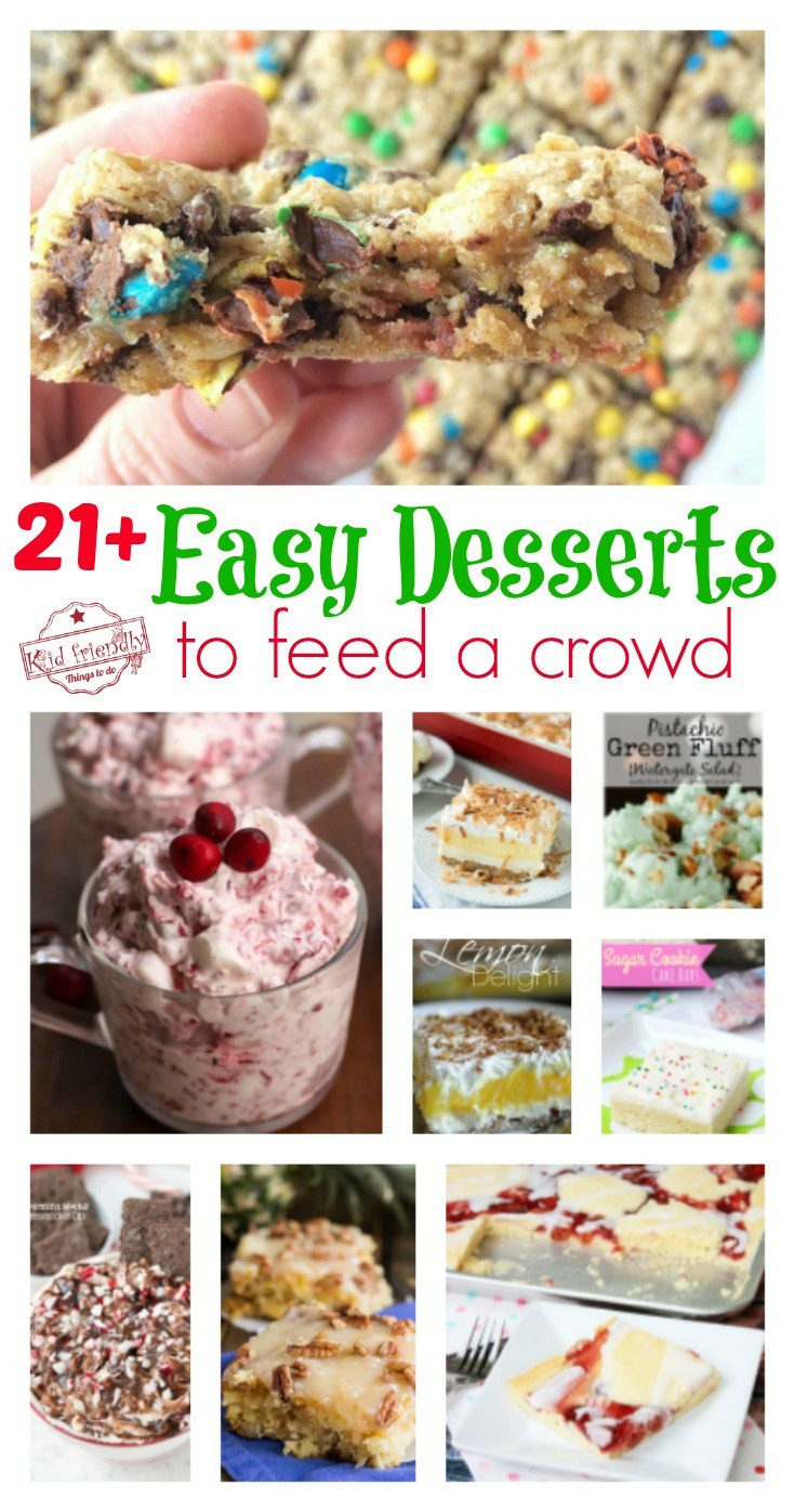 Party Desserts For A Crowd
 Over 21 Easy Desserts that Will Feed a Crowd Slab Pies