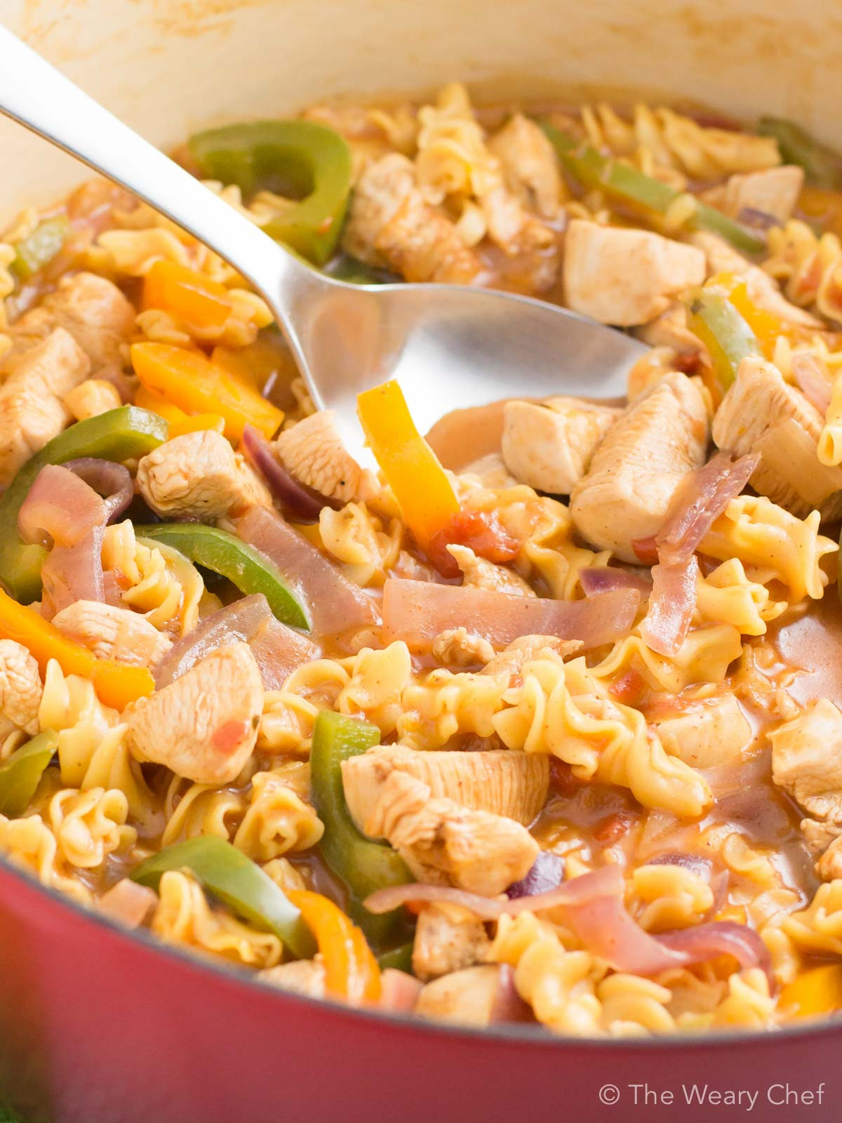 Pasta Dinner Ideas
 e Pot Fajita Chicken Pasta Recipe The Weary Chef