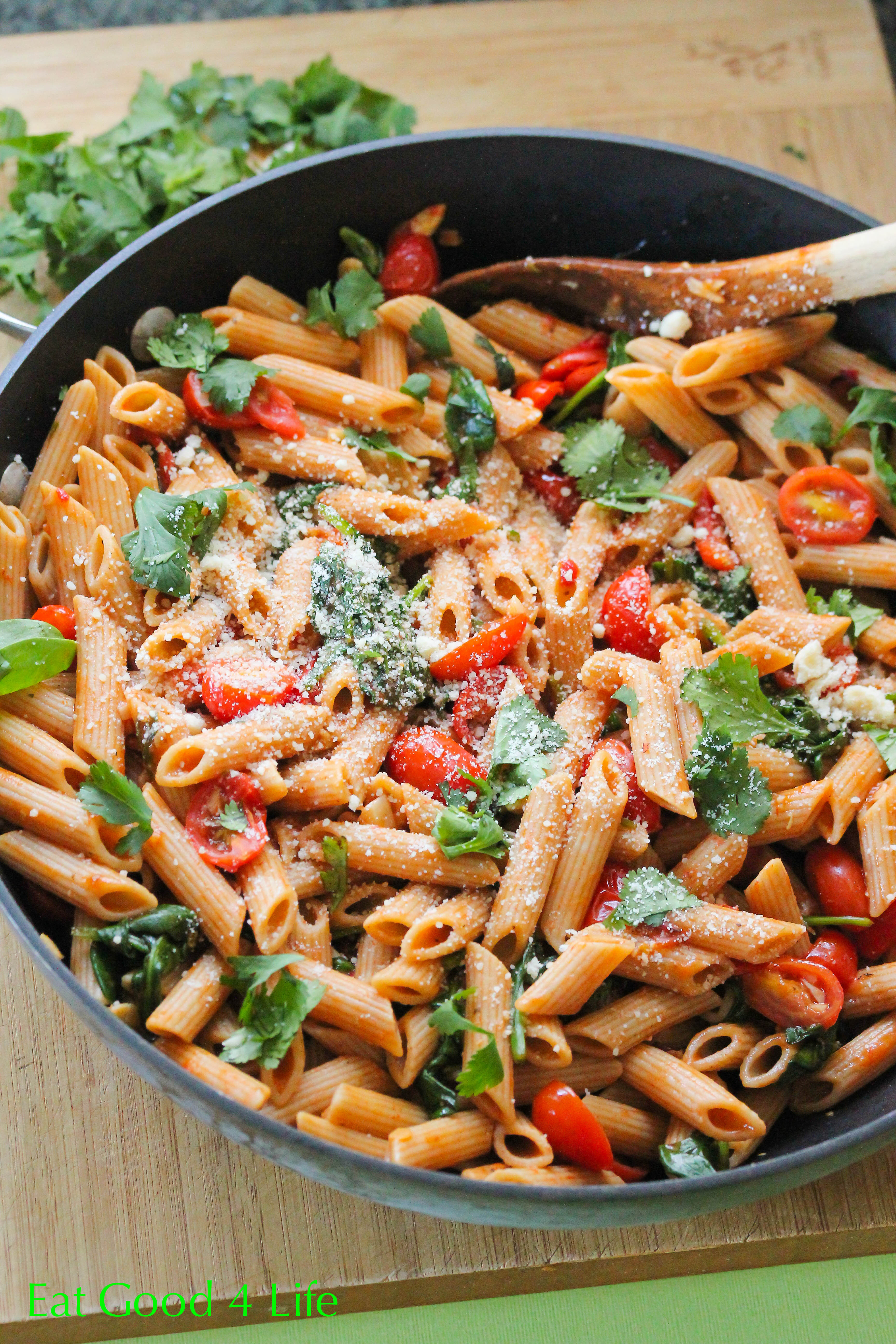 Pasta Dinner Ideas
 Fire roasted tomato pasta