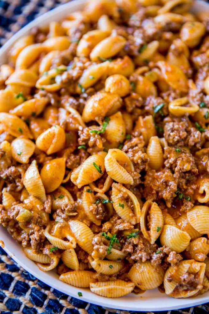 Pasta Dinner Ideas
 Cheesy Taco Pasta Dinner then Dessert