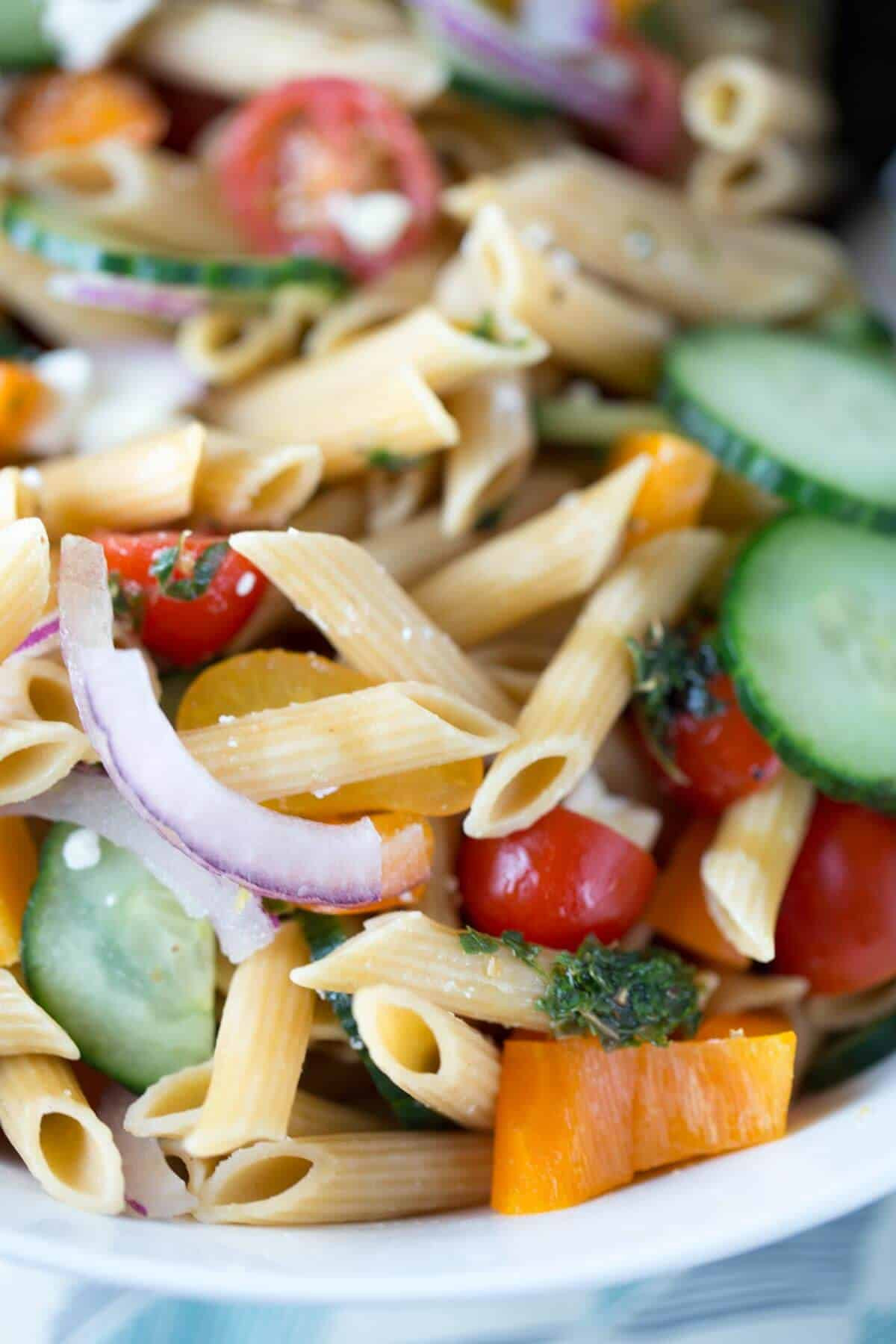 Pasta Salad Recipes Easy
 easy greek pasta salad