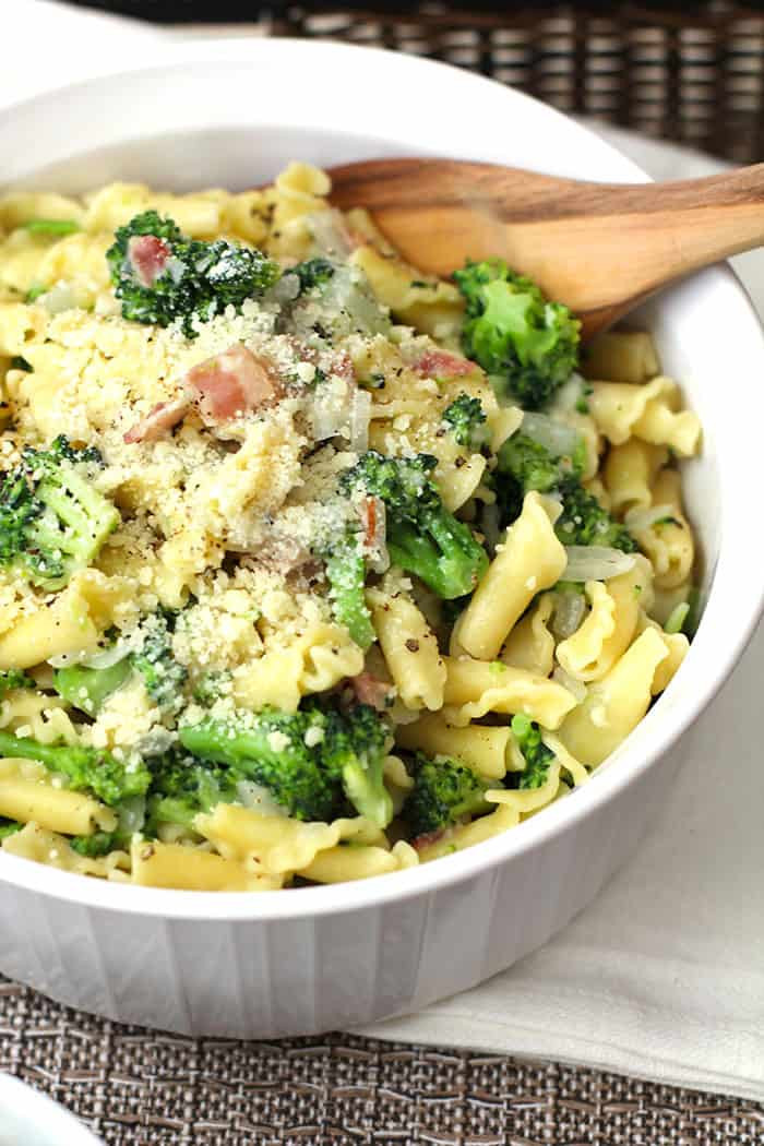 Pasta With Broccoli
 Broccoli Pasta with Bacon SueBee Homemaker
