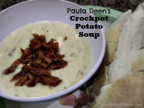 Paula Deen Potato Soup
 Paula Deen’s Crockpot Potato Soup Recipe