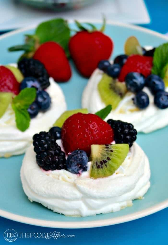 Pavlova Dessert Recipe
 Individual Pavlova Nests