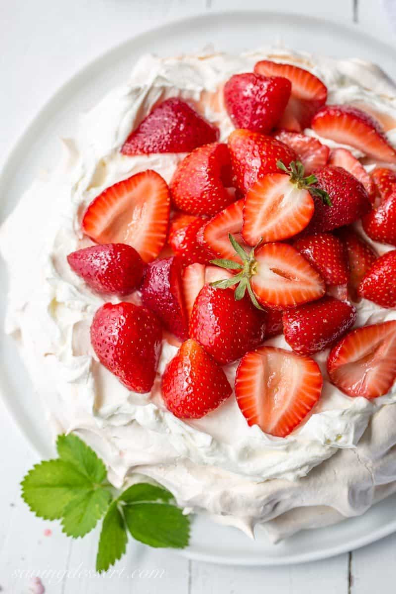 Pavlova Dessert Recipe
 Strawberry & Mascarpone Pavlova Recipe Saving Room for