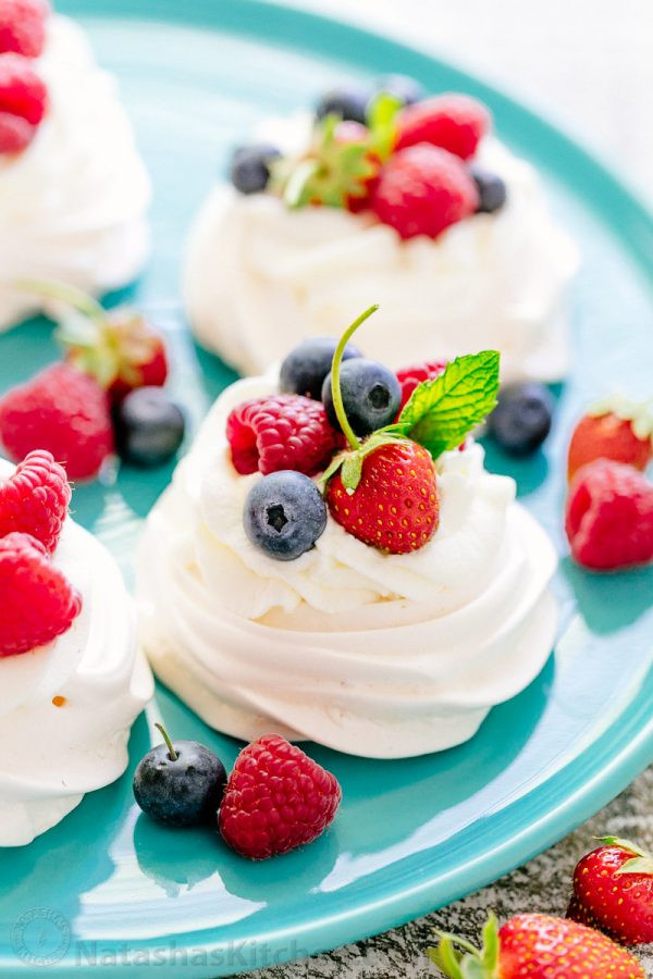 Pavlova Dessert Recipe
 Mini Pavlovas Recipe Video NatashasKitchen