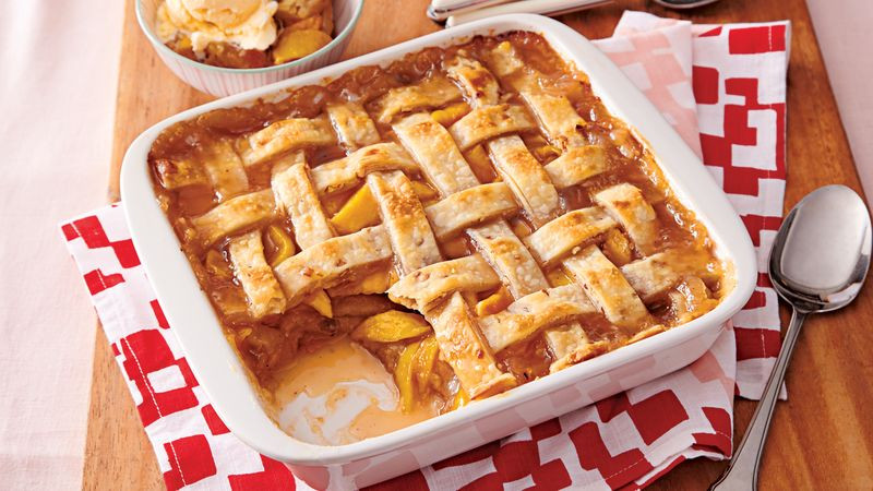 Peach Cobbler Pie
 Pecan Peach Cobbler Recipe Pillsbury