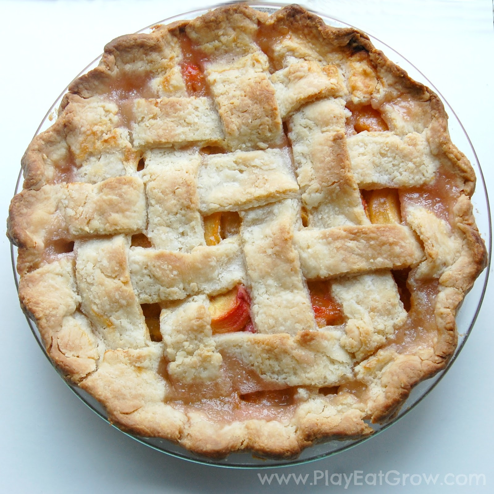 Peach Cobbler Pie
 Play Eat Grow Eat Peach Cobbler Pie