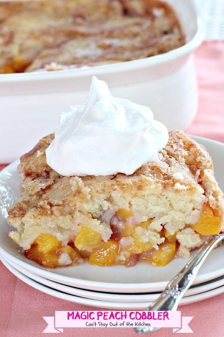 Peach Desserts Recipes
 Magic Peach Cobbler Can t Stay Out of the Kitchen