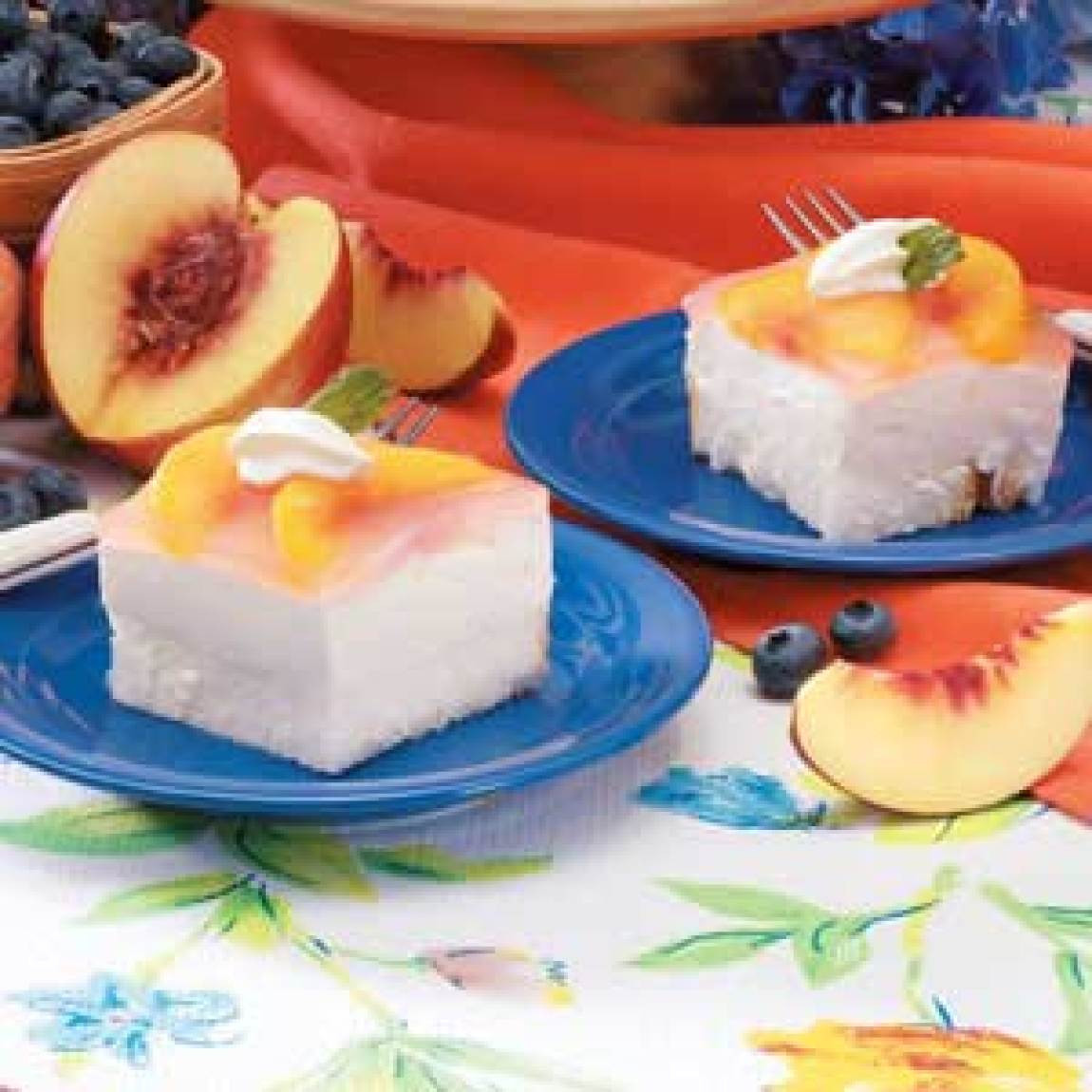 Peach Desserts Recipes
 Peach Angel Dessert Recipe