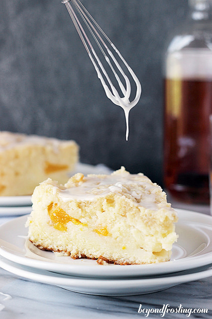 Peach Pound Cake
 Bourbon Peach Pound Cake Beyond Frosting