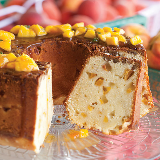 Peach Pound Cake
 Peach Pecan Pound Cake Paula Deen Magazine