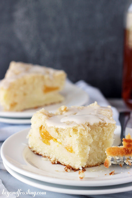 Peach Pound Cake
 Bourbon Peach Pound Cake Beyond Frosting