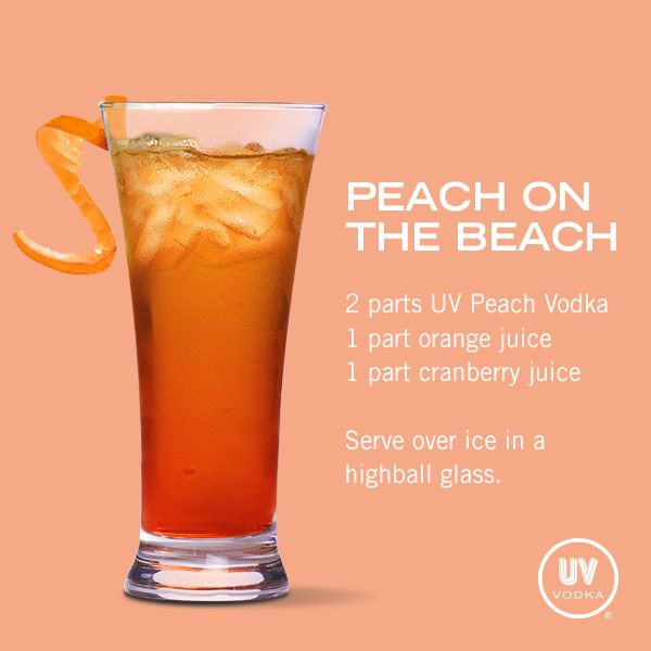 Peach Vodka Drinks
 peach infused vodka cocktail