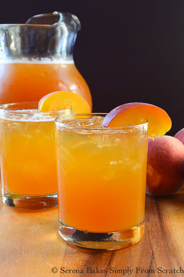 Peach Whiskey Drinks
 Peach Whiskey Iced Tea