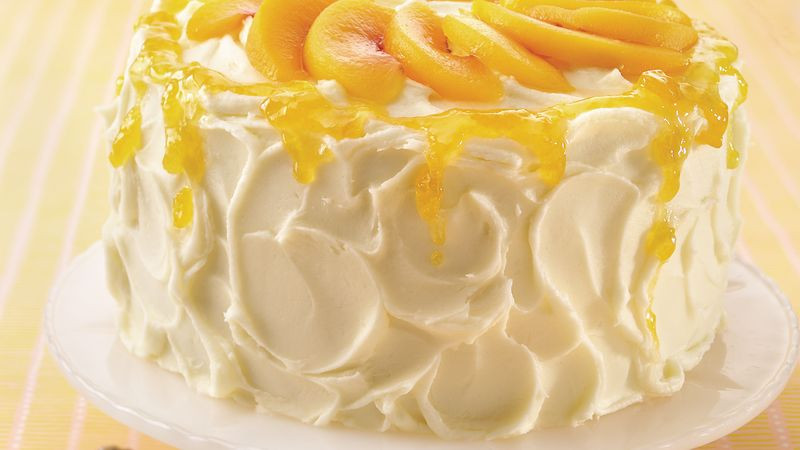 Peaches And Cream Dessert
 Peaches and Cream Layer Cake Recipe BettyCrocker