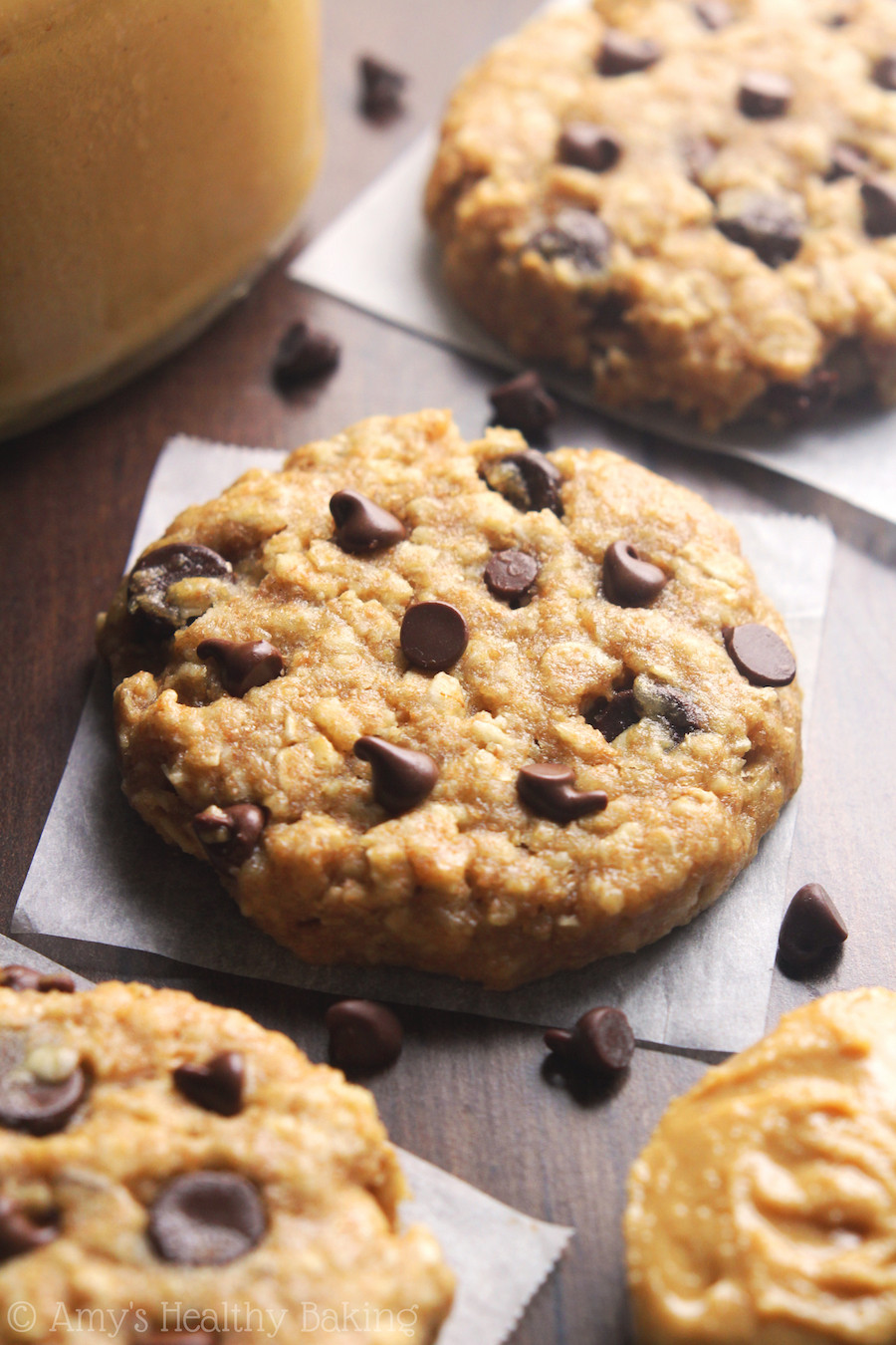 Peanut Butter Chocolate Chip Oatmeal Cookies
 Chocolate Chip Peanut Butter Oatmeal Cookies Recipe Video