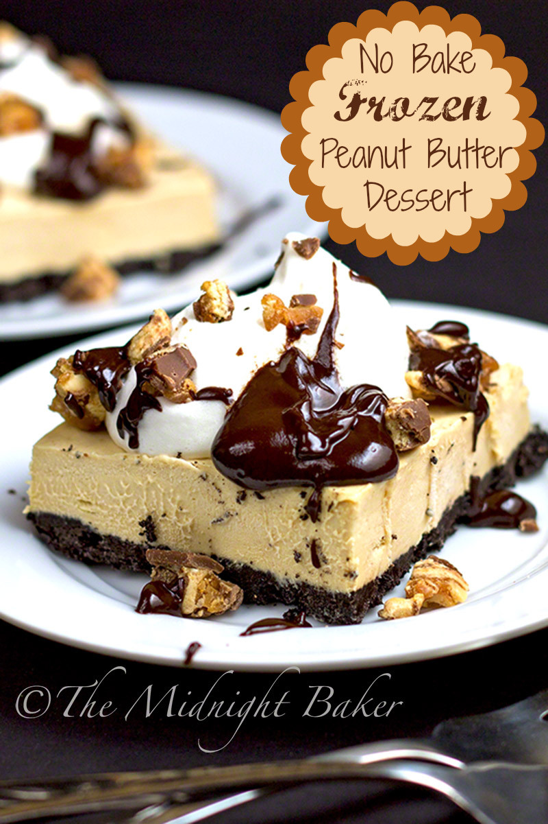 Peanut Butter Chocolate Desserts
 Easy Frozen Peanut Butter & Chocolate Dessert Bars The