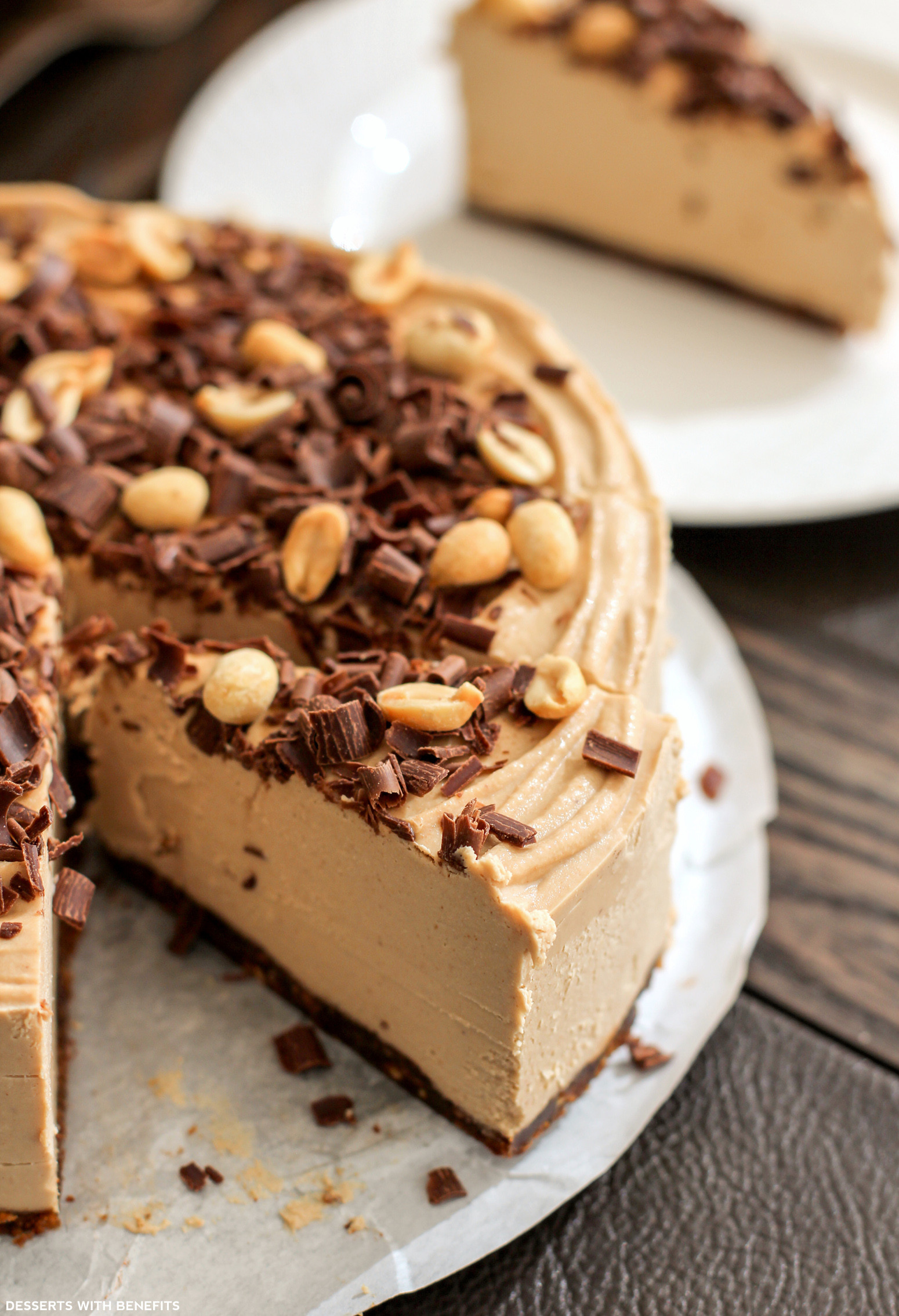 Peanut Butter Chocolate Desserts
 Healthy Chocolate Peanut Butter Raw Cheesecake