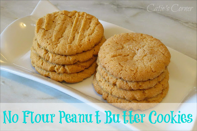 Peanut Butter Cookies No Flour
 Catie s Corner No Flour Peanut Butter Cookies