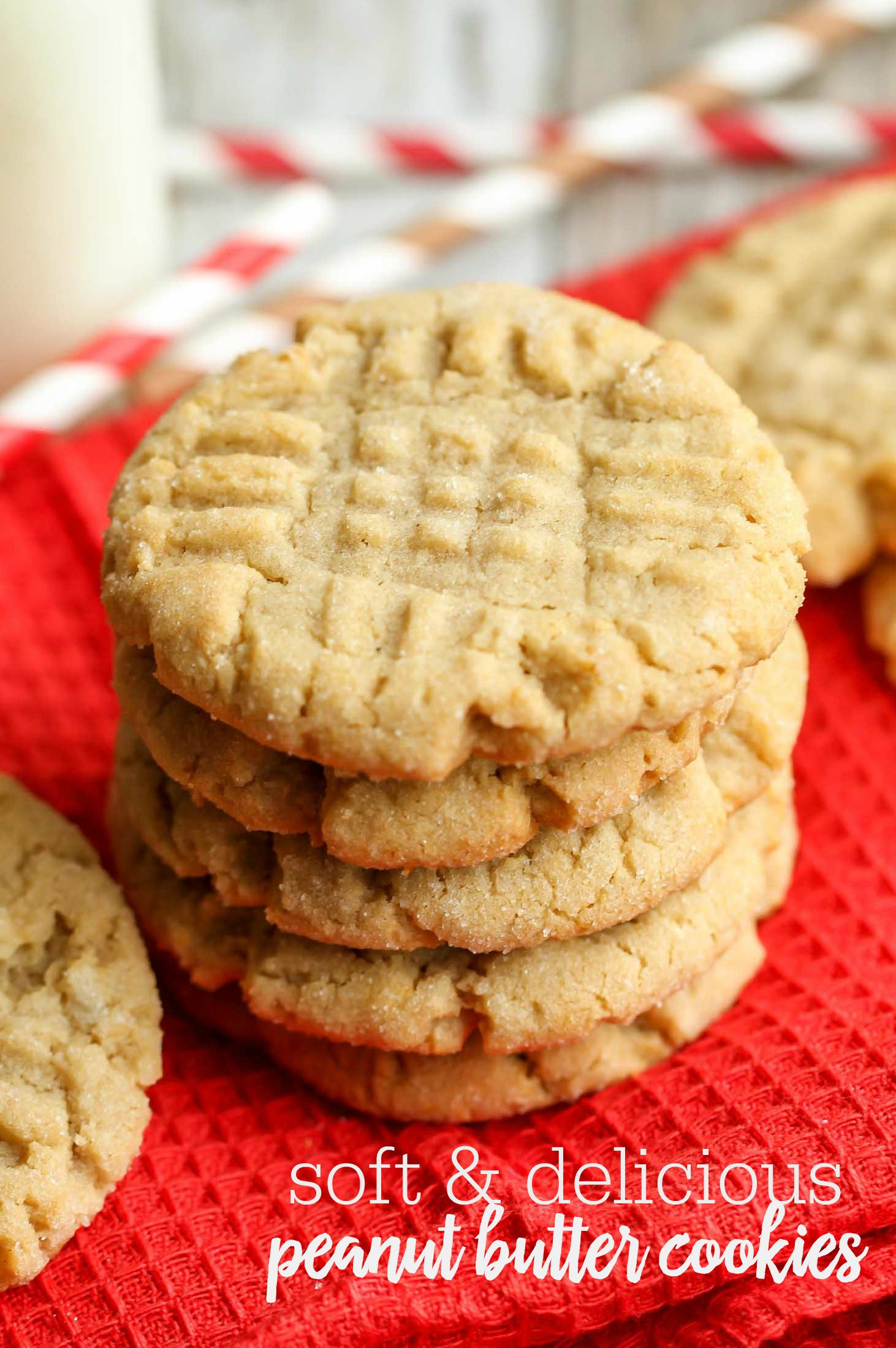 Peanut Butter Cookies Recipe
 EASY & SOFT Peanut Butter Cookies