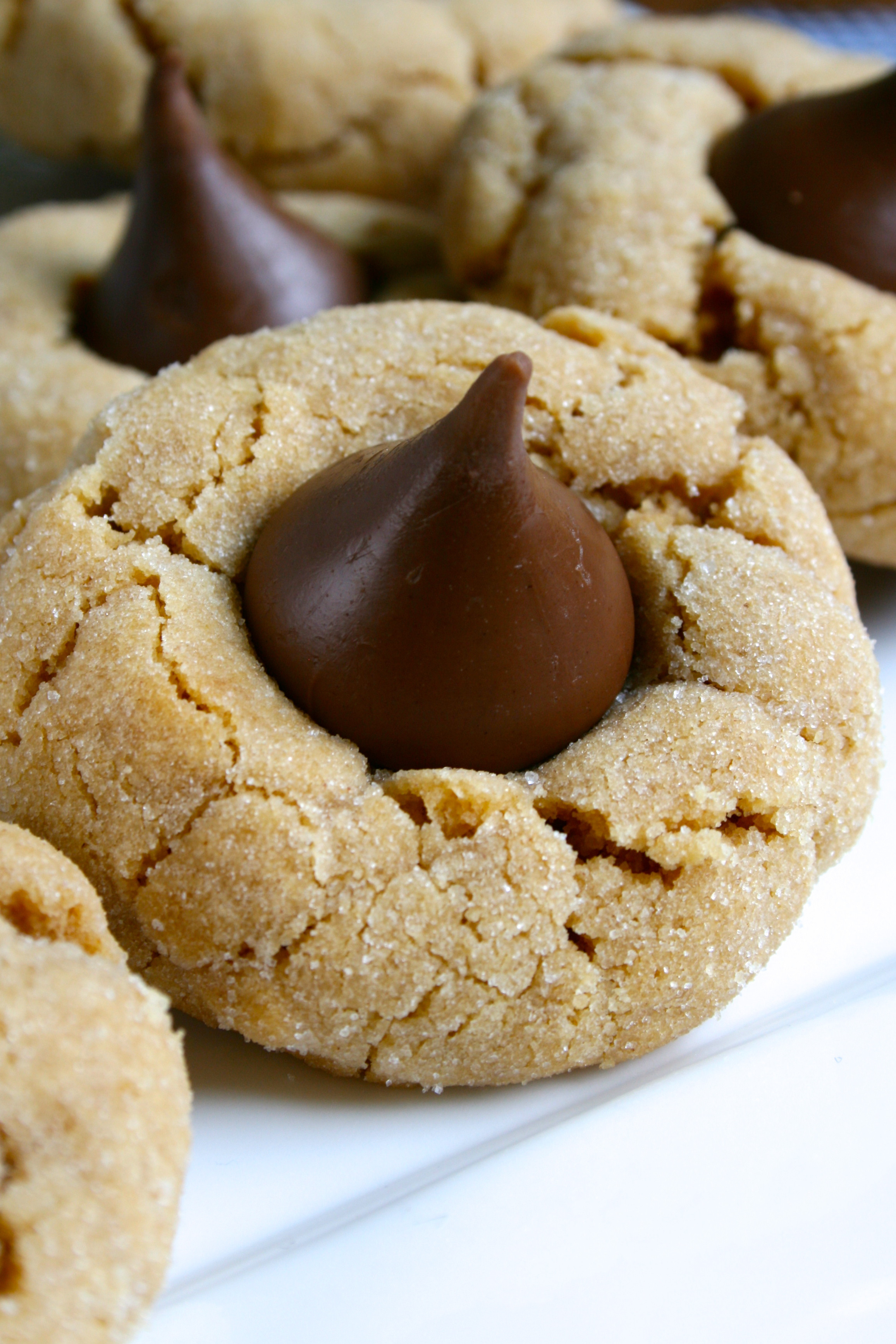 Peanut Butter Cookies With Hershey Kiss
 Peanut Butter Blossoms