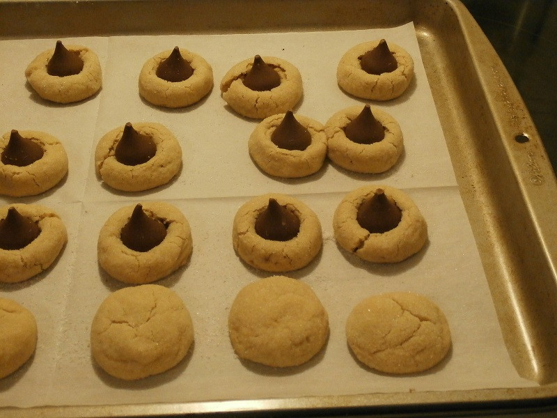 Peanut Butter Cookies With Hershey Kiss
 Sam s Place Hershey Kiss Peanut Butter Cookies